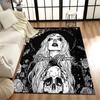1PC Custom Name Dark Gothic Elegance Theme Floor Mat Ideal for Living Room, Game Rooms, Office, Bedroom,Floor Mat Playful Design