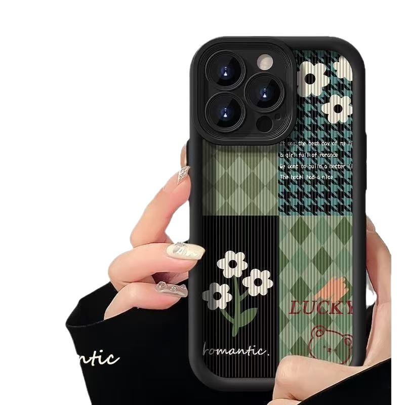 Cross-Border Plaid iPhone Case for iPhone 12/13/14 Pro/15/16/17/17 Pro Max
