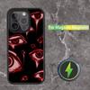 Spooky Scary Red Eye Phone Case For iPhone 17,16,15,14,13,12,11,Pro,Max,Plus,Mini,SE Magsafe Magnetic Wireless Charging