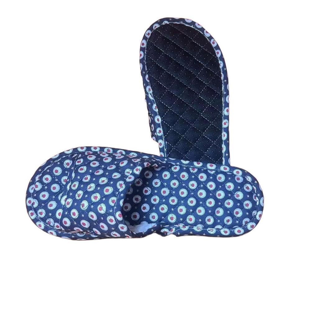 Karierte Baumwolle Weiche Sohle Indoor Rutschfeste Hausschuhe - Geräuschlos, Bequem, Vier-Jahreszeiten-Schuhwerk