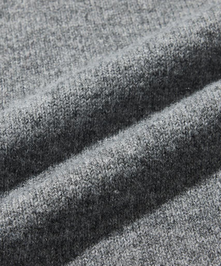 STCO V-Neck Solid Knit Gray (Semi-Oversized Fit)_Sktxa52Nsg