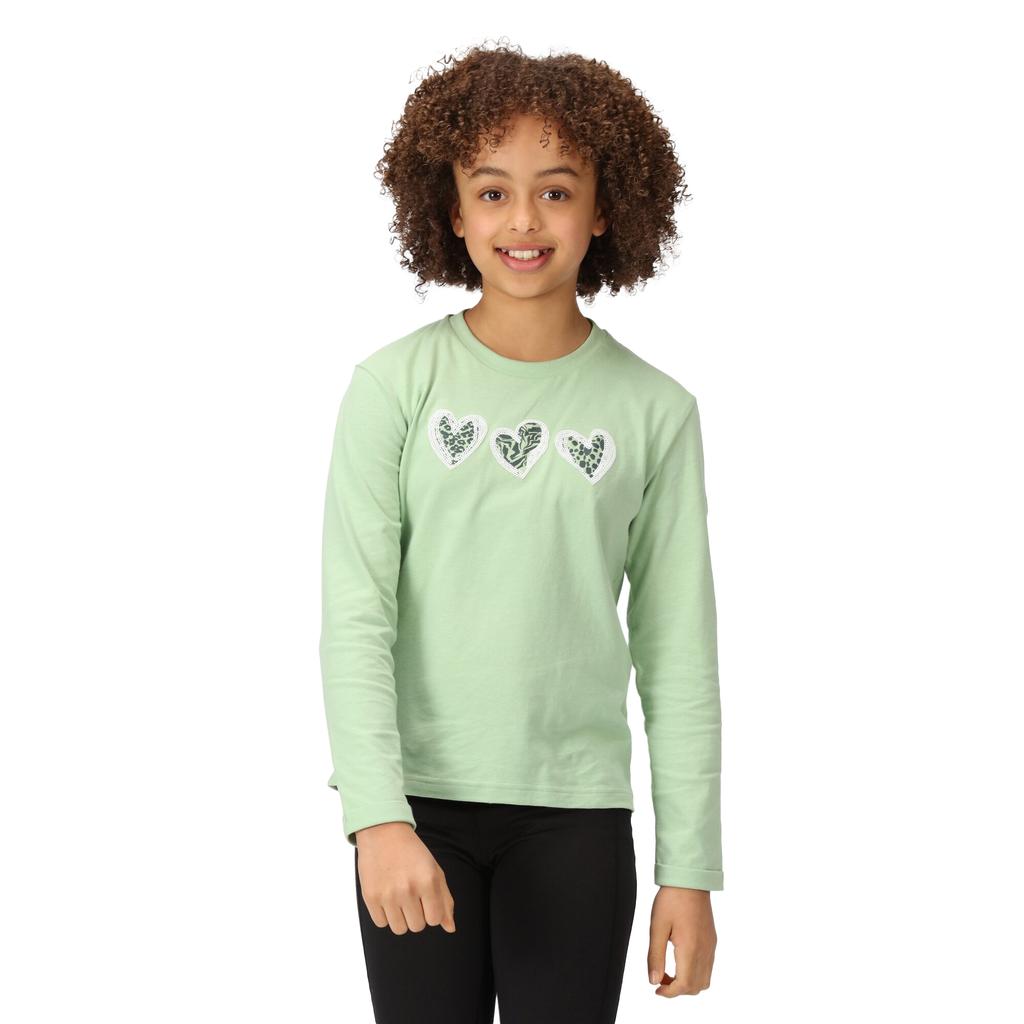 Regatta Childrens/Kids Wenbie III Heart Long-Sleeved T-Shirt