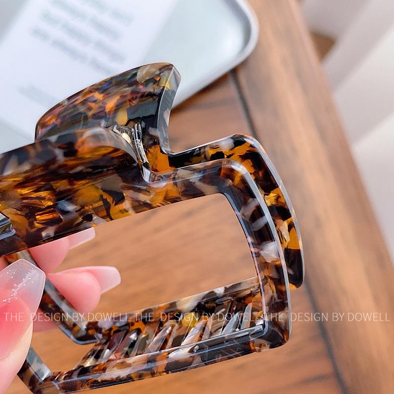 Hair Elegant Acetate Claw Clip With Minimalist Design For Effortless Perfection Updo