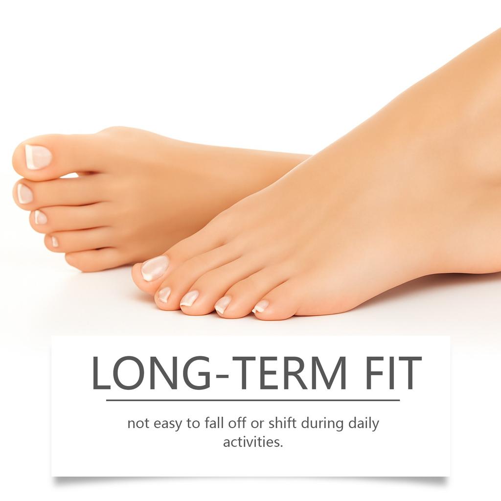 Unha do pé Força Extra 32 Peças Adesivos de Unha Noturnos Para Unhas do Pé Para Fortalecer as Unhas e Reduzir a Quebra