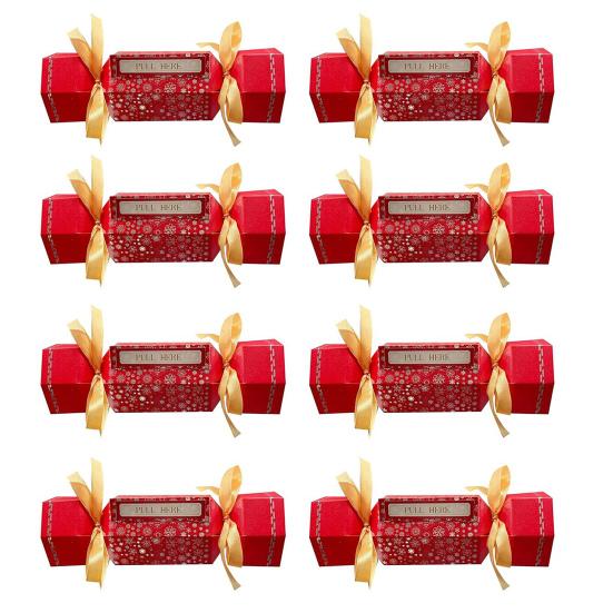 8 Pcs Candy Christmas Money Pull Pouch DIY Surprise Pull Out Money Gift Holder for Kids Adults Christmas Party Money Box for Cash Pull