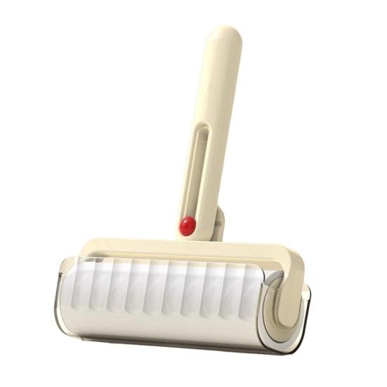 Lint Roller Ergonomic Non-Slip Foldable Handle Tear-off Sticky Sheets Reusable Lint Roller Cat Hair Remover Tool