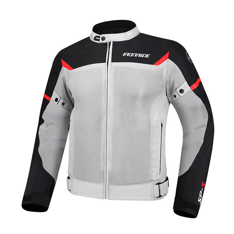 Tuta da Moto da Corsa Estiva in Rete Traspirante - Equipaggiamento da Rally Anti-Caduta