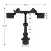 Car Cup Holders Plate Rack Rotatable Multi-Function Mobile Phone Food Holder Carrier Water Drink Holder Storage Rack Accessories