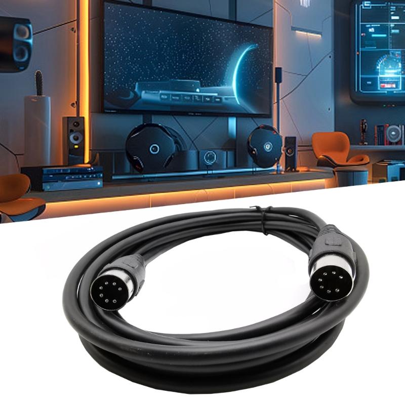 DIN 7-Pin Stecker auf Stecker Kabel Din7Pin Audiokabel Für Stereoanlagen Und Controller DIN7PIN Anschlusskabel 1m/39.37inch
