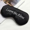 1pc Funny Silk Sleeping Eye Mask, Soft & Light Blocking Eye Cover, Adjustable Strap Airplane Sleep Mask Suitable For Men And Women For Travel, Nap