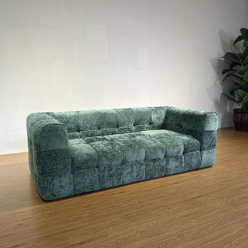 Compact Frameless Italian Sofa - Vacuum Compressed Marshmallow Design for Apartments