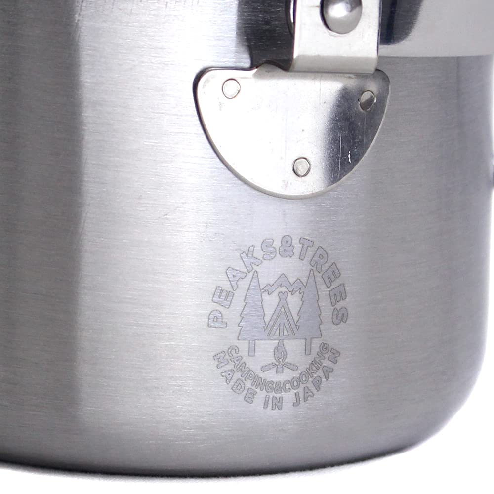 1l Multi kempingová konvice Nerezová konvice Open Fire Outdoor Camping Vyrobeno v Japonsku Nádobí Tsubame Sanjo Solo Horolezecký vařič voda