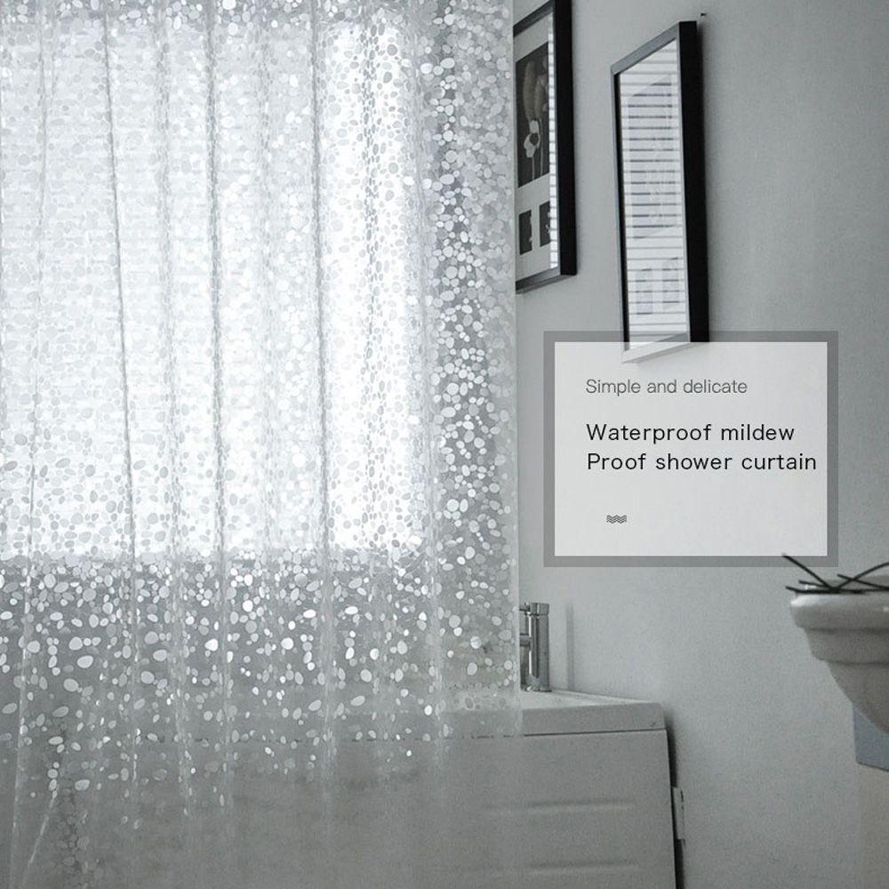 Bathing Supplies Anti-mildew Shower Drape Bathroom Decoration Shower Curtain Bath Curtains