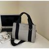 Large Capacity Canvas Travel Bag Shopping Bag Women's 2025 New Casual Fashion Handbag Commuter Shoulder Crossbody Bag
