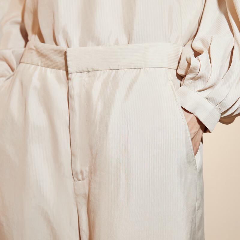 LESS 2023 Summer Loose Straight Leg Casual Pants