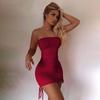 Women's Summer Trendy Solid Color Bodycon Suspender Dress