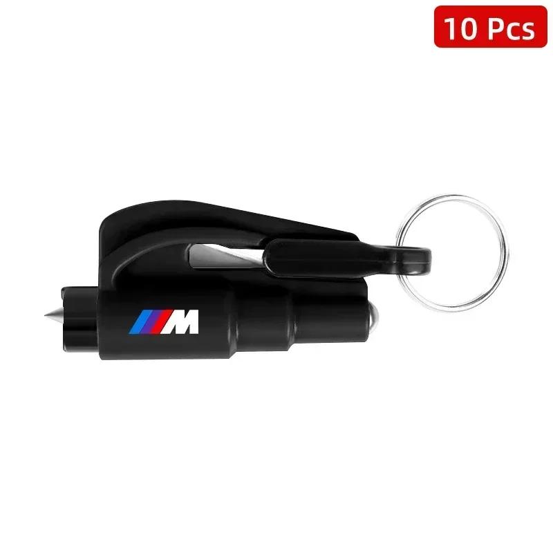 10 Stück 2-in-1 Autosicherheitshammer Auto Notfall Glasfensterbrecher Autowerkzeug BMW 320i 325i 320Li 325Li 330Li X7 X3 X4 X5 X6 E39