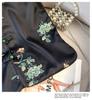 Spring & Fall Retro V-Neck Satin Embroidered Hanfu Vest with Frog Button