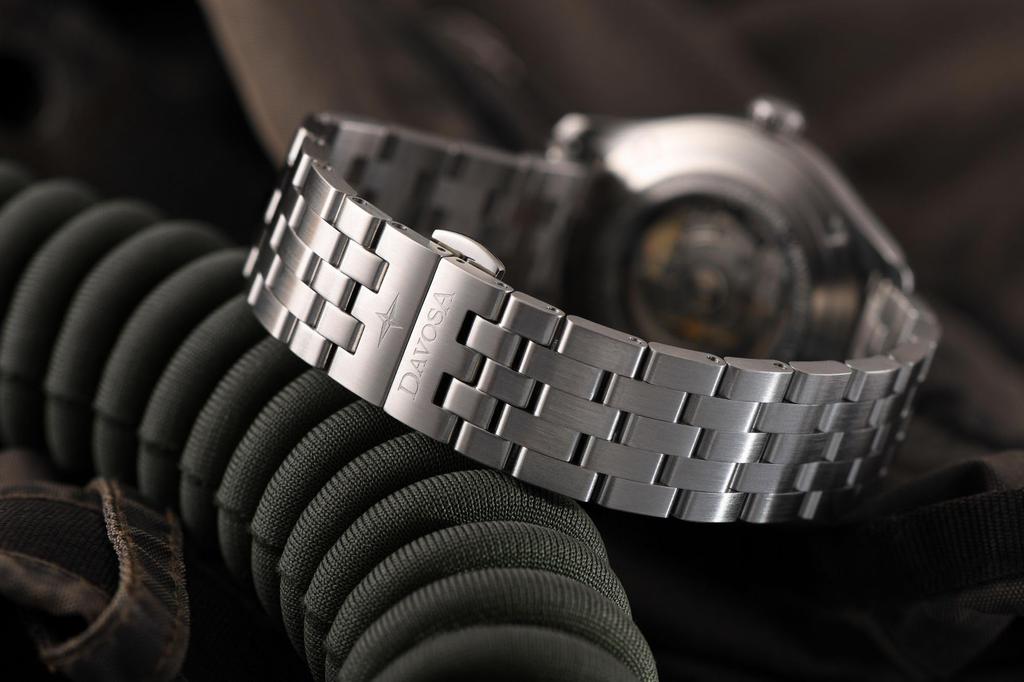 Davosa IWAWP Newton Pilot Auto Automatic Watch with Power Silver Reserve, 161.530.70, Men's,