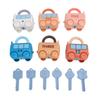 Lock and Key Car Toys Fine Motor Skills Cartoon Animal Sensory Matching Sorting Early Learning Toy W