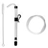 3/8In Auto Siphon Kit With Clamp 6.5' Ft Hose Bottling Siphoning Kit With Food Grade Free Plastic Tubing For Beer