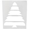 Large paper window stencil, 5 images