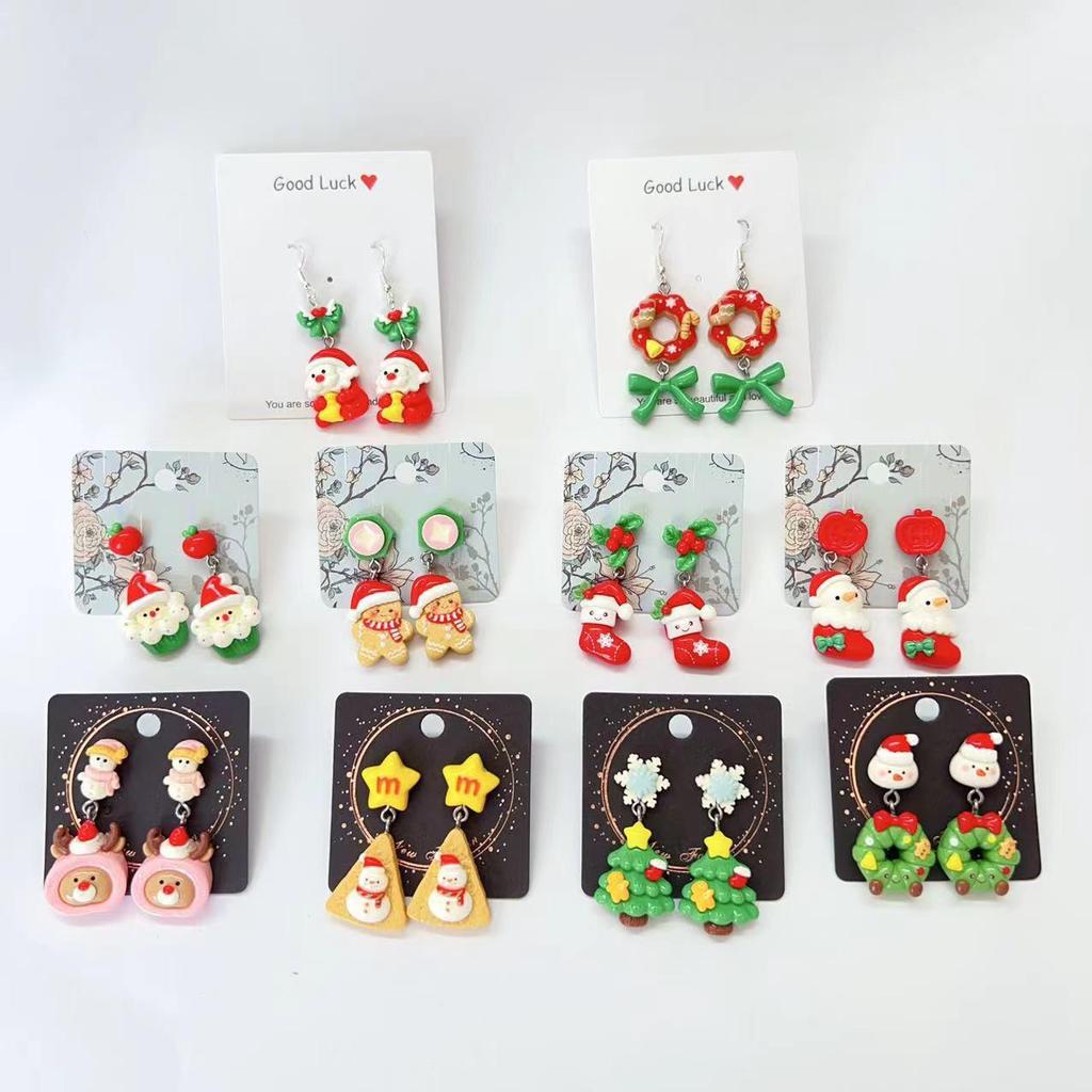 Sweet Fresh Halloween-Christmas Ear Cuff Studs: Stylish, Unique Personality Earrings