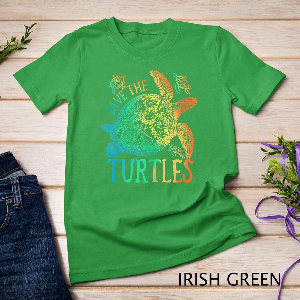 Tie Dye Sea Turtle Save The Turtles Women Men Graphic T Shirts Summer Fashion Casual Cotton T Shirts Streetwear Tops Tee