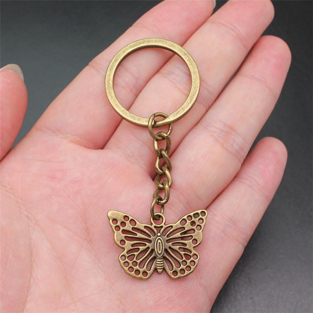 Bee Butterfly Garden Insect Keychain for Friends Hot Sale Modern Bridesmaid Gift Dainty Daily Use Accessory