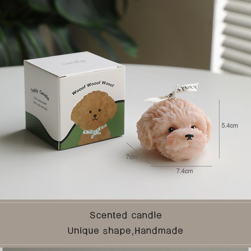

Ароматические свечи, атмосфера, сувенир, плюшевая собачка, милый креативный ароматный подарок, воск для лепки животных ручной работы 4