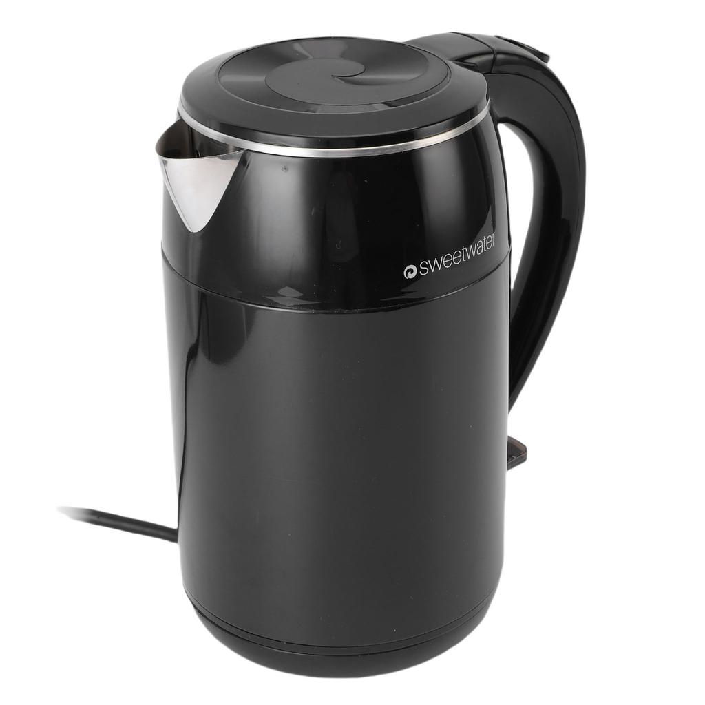 Electric Kettle 1.8L Capacity 1500W Stainless Steel Double Layer Anti Scald Automatic Power Off Hot Water Heater Boiler