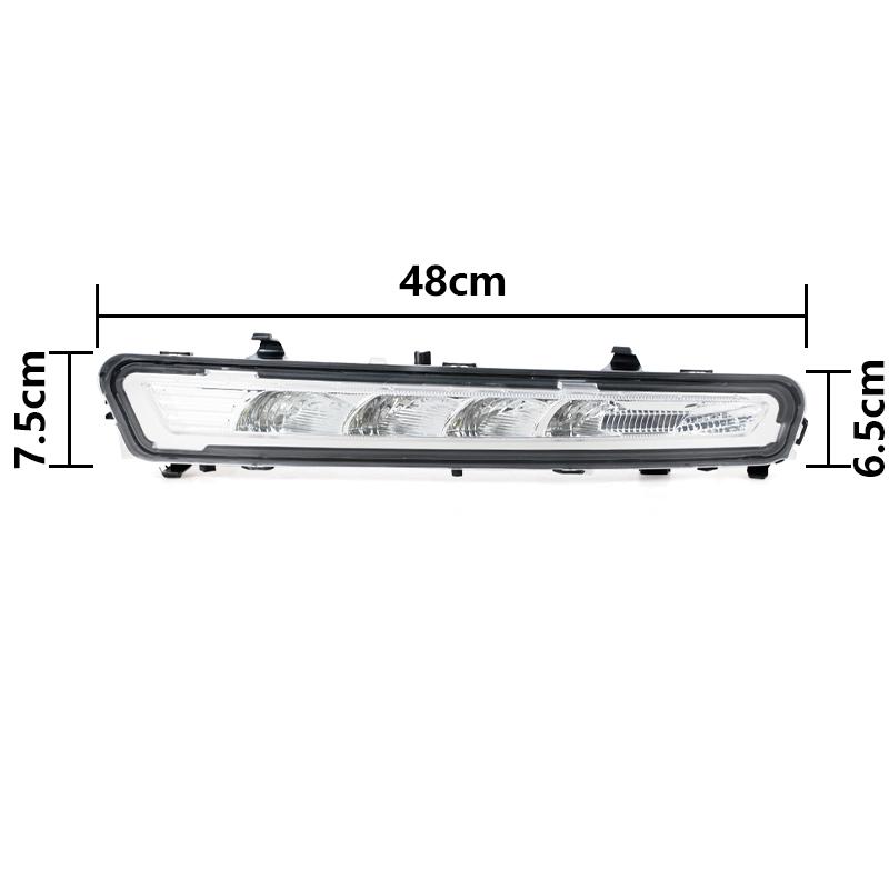 For Ford Mondeo 2011 2012 2013 LED Front Bumper Light Fog Light Daytime Running Light Driving Signal Light With Bulb HS7Z15200F