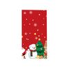 Christmas Disposable Tablecloth Red Santa Snowman Reindeer Snowflake Table Cover for Home Parties