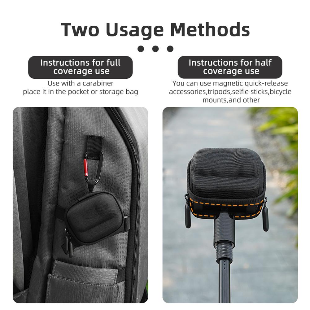 For Insta360 GO 3/3S Mini Body Bag Hard Shell Travel Portable Bag Anti-Drop Mini Storage Case Body Bag Action Camera Accessories