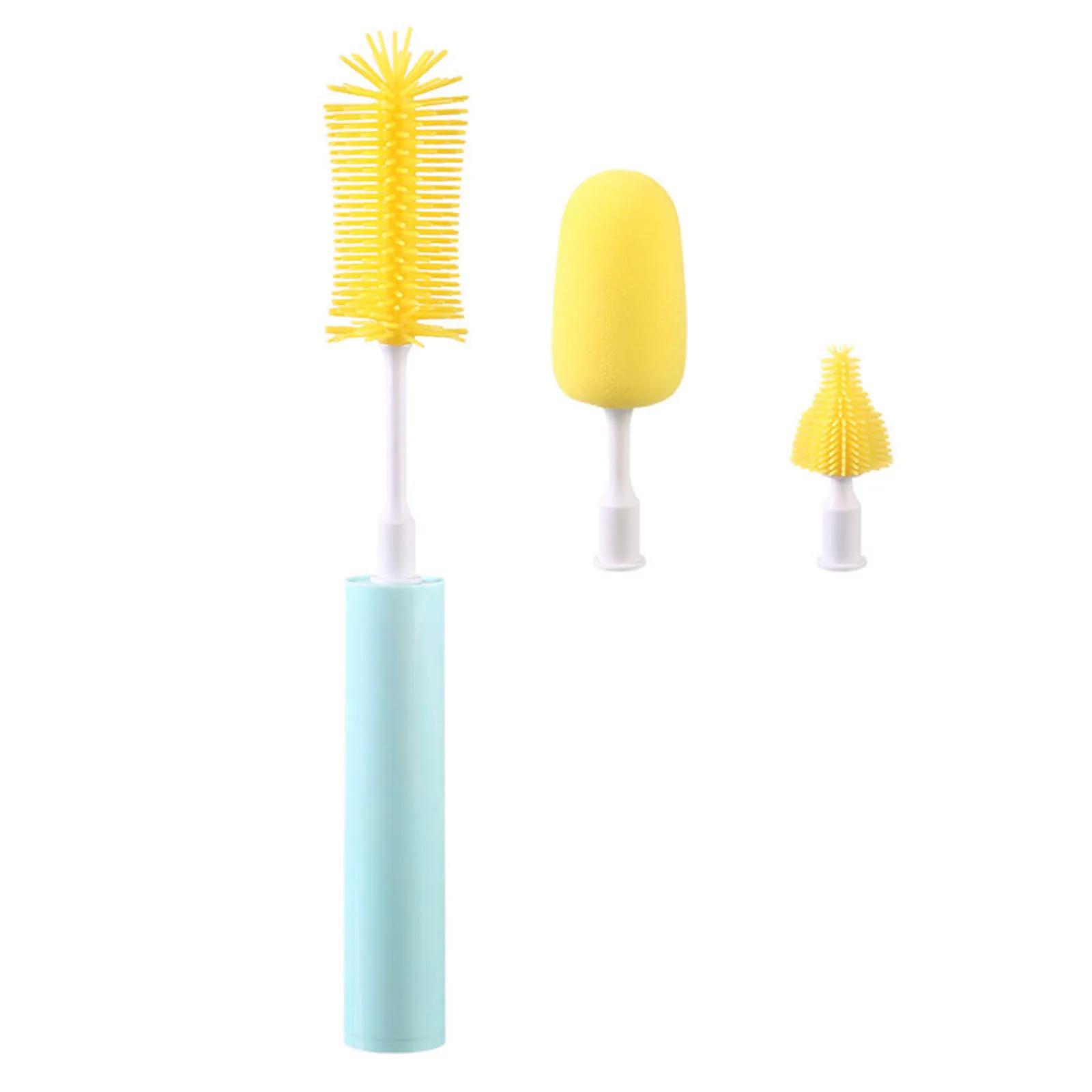 Practical Electric Cup Brush Silicone Brush Head Brush For Baby Bottles Safe Brush Head Set Electric Bottle Brush Cleaner China Mainland