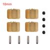 4 Pcs Brass Weighted Wheel Hex Hub 8/9/10MM For 1/10 Rc Crawler Vehicle Axial SCX10 90046 RR10 RGT 86100 MST UTB18 Parts
