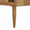 Nightstand Set of 2 Reclaimed Wood Look 40 X 35 X 47.5 Cm Engineered Wood