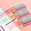 300 Sheets Colorful Strip Writable Sticky Note Classification Reading Marker Labels for Student Book Message Highlight Stationery Supplies