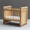 1:12 Dollhouse Miniature Baby Bed Wooden Cradle Baby carriage Baby Walker Doll House Accessories For Dollhouse Decoration New