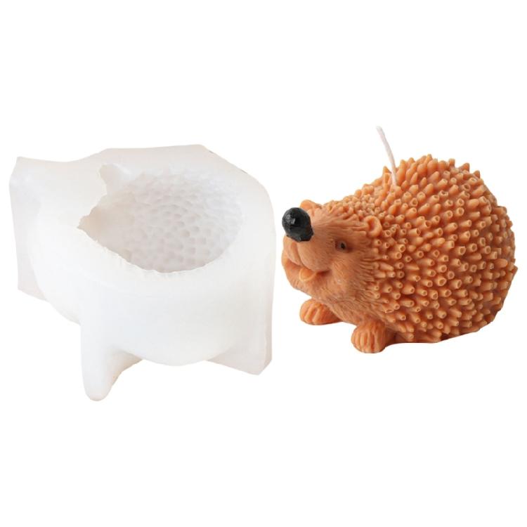 Künstlerische Stabile Silikon-Kerzenhalterform mit Igel-Motiven Zubehör zum Basteln und für die Heimdekoration