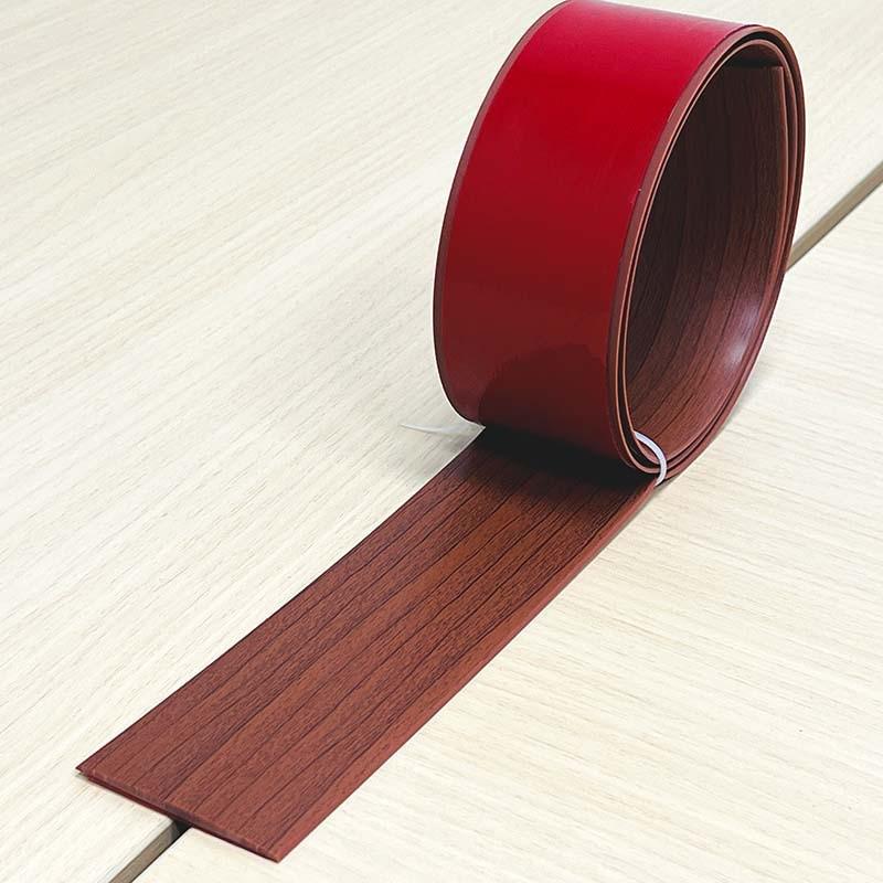 Self-Adhesive Wood Floor Trim Strip - Glue-Free Edge Divider for Doorway and Threshold Decoration