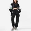 Li-Ning Color Block Tapered Woven Knit Sports Pants Women Bottoms Black AYKU036-3