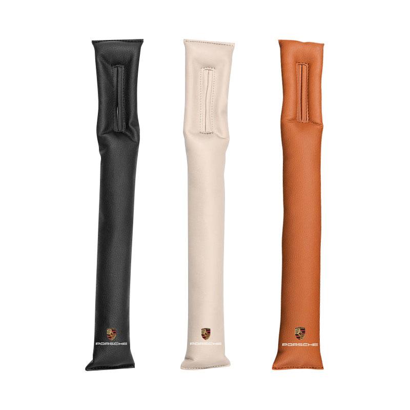 2Pcs Car Seat Gap Filler Side Seam Plug Strip Accessories For Porsche 911 918 928 944 968 Boxster Carrera-GT Cayenne Macan Panamera