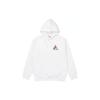 Palace Triangle Logo Hooded Long Sleeve Sweatshirt Unisex Tops White P19HD086