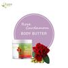 LASS Naturals Rose & Cardamom Body Butter Paraben & Mineral Oil Free, White, 100 G