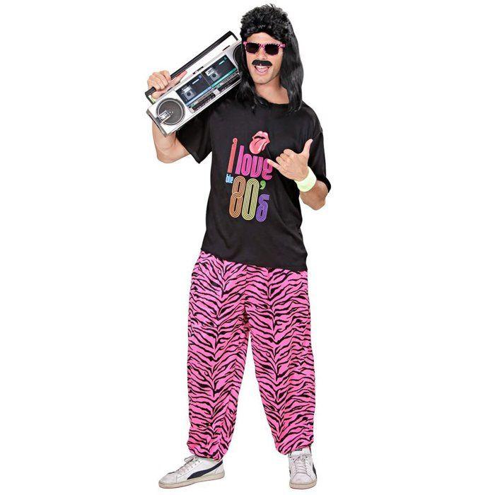 Kostým tepláková souprava I love 80's nadměrná velikost pánský