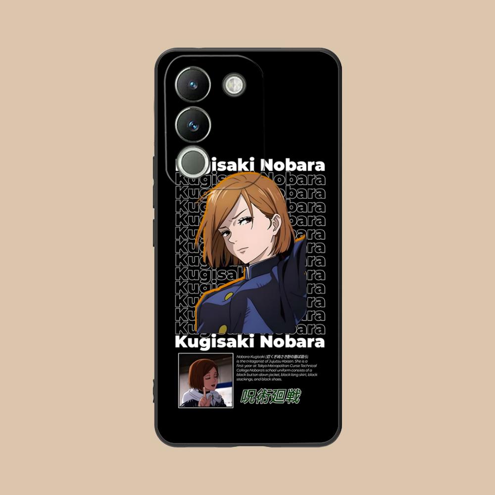 

Чехол для мобильного телефона Jujutsu Kaisen Нобара для VIVO V60 V50 V40 V30 V29 V27 V25 V23 Pro Lite 5G Цветной печатный чехол для смартфона vivo V23e
