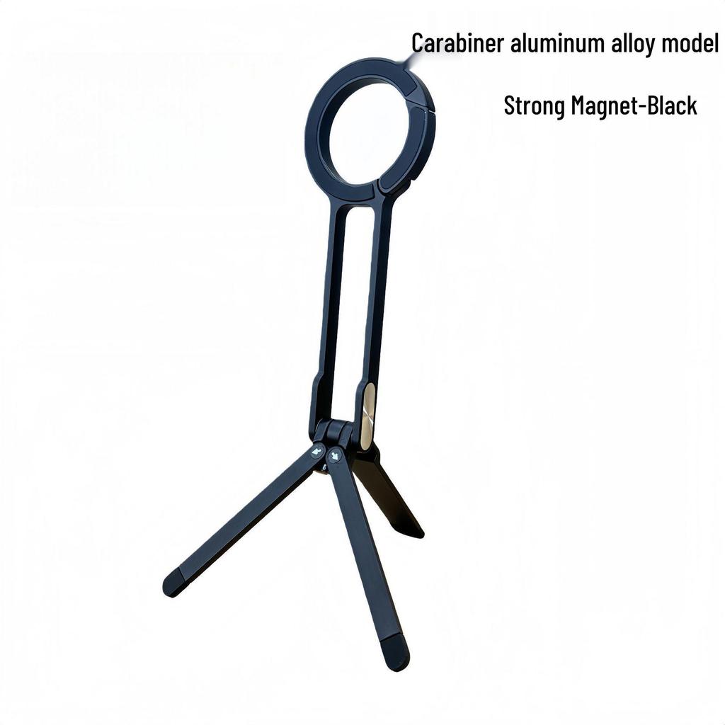Magnetic Phone Holder & Foldable Tripod for Climbing, Live Streaming & Shooting
