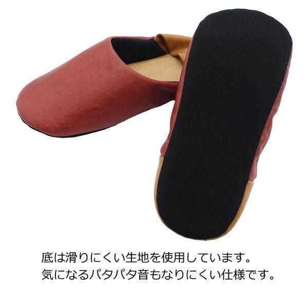 Lucky Sangyo antibakteriaalsest sünteetilisest nahast babušid avatud varbaosaga