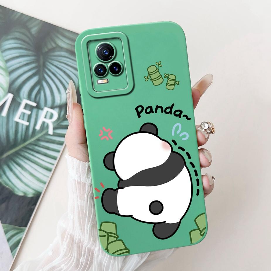 For Vivo V21e 4G Case V2061 Cute Funny Cartoon Cover 6.44'' Phone Case For Vivo V21 V2066 V2108 VivoV21 E V21e Soft Fundas Coque